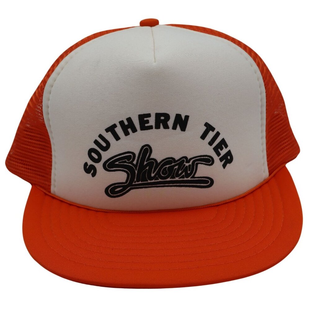 Vintage Southern Tier Show Carnival Amusement Park Mesh Trucker Snapback Hat